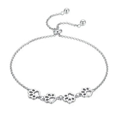 Cat Paw Adjustable Chain Bracelet for Women - PeticaDeals