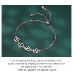 Cat Paw Adjustable Chain Bracelet for Women - PeticaDeals
