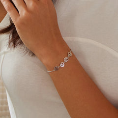 Cat Paw Adjustable Chain Bracelet for Women - PeticaDeals