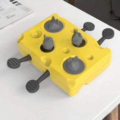 Cat Puzzle Feeder Toy - Durable Plastic Slow Feeder & Foraging Game - PeticaDeals