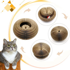 Cat Scratch Board Toy With Bell Ball - PeticaDeals