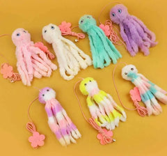 Cat Toy Cartoon Hanging Door Elastic Rope Cat Teaser Kitten Boredom Swing Cute Colorful Octopus Shape Catch Toys - PeticaDeals
