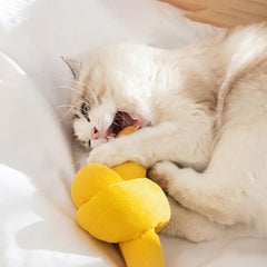 Cat Toy Funny Interactive Plush Sound Kitten Catnip Toys Indoor Teeth Cleaning Chewing - PeticaDeals