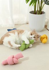 Cat Toy Funny Interactive Plush Sound Kitten Catnip Toys Indoor Teeth Cleaning Chewing - PeticaDeals