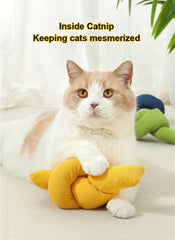 Cat Toy Funny Interactive Plush Sound Kitten Catnip Toys Indoor Teeth Cleaning Chewing - PeticaDeals
