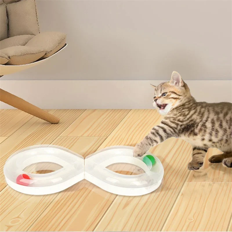 Cat Turntable Track Ball - PeticaDeals