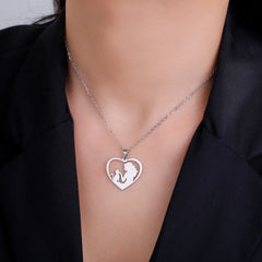 Cat and Hostess Pendant Necklaces for Women Stainless Steel Choker Fashion Jewelry - PeticaDeals