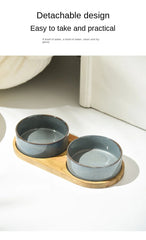 Ceramic Pet Food Water Feeder -PeticaDeals