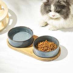 Ceramic Pet Food Water Feeder -PeticaDeals