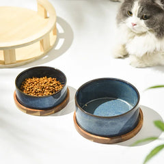 Ceramic Pet Food Water Feeder -PeticaDeals