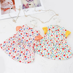 Clothes Summer Floral Dress For Dog & Cats - PeticaDeals