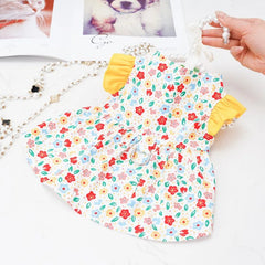 Clothes Summer Floral Dress For Dog & Cats - PeticaDeals