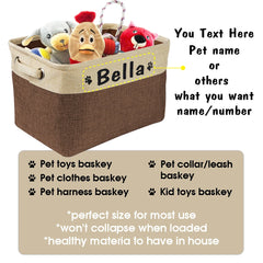 Clothes and Toy Storage Box Dog - PeticaDeals