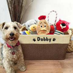 Clothes and Toy Storage Box Dog - PeticaDeals