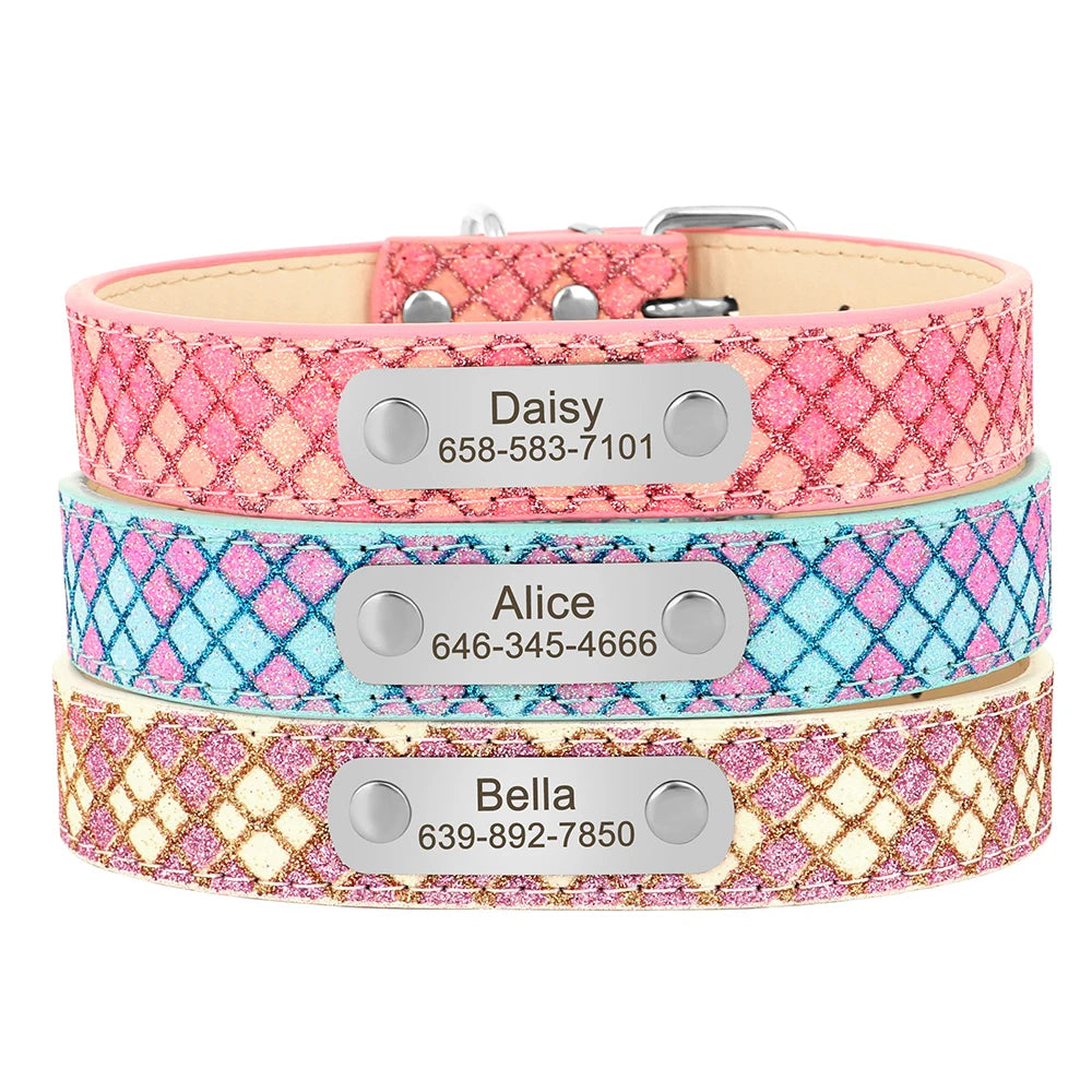 Collar Customized Plaid Collars For Cats & Small Medium Dogs - PeticaDeals