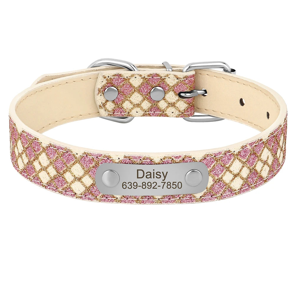 Collar Customized Plaid Collars For Cats & Small Medium Dogs - PeticaDeals