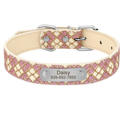 Collar Customized Plaid Collars For Cats & Small Medium Dogs - PeticaDeals