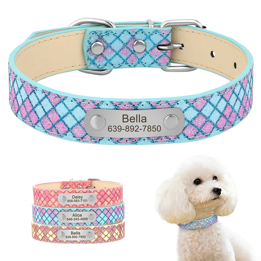 Collar Customized Plaid Collars For Cats & Small Medium Dogs - PeticaDeals