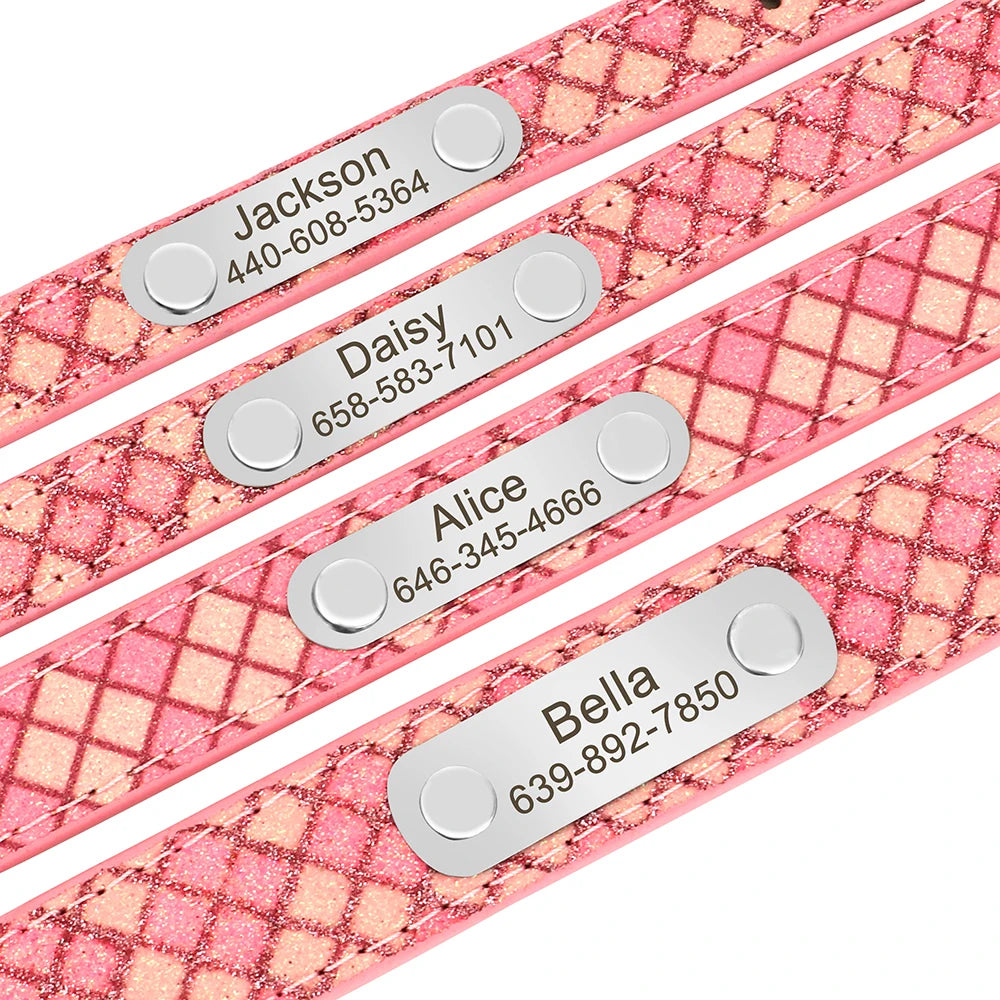 Collar Customized Plaid Collars For Cats & Small Medium Dogs - PeticaDeals