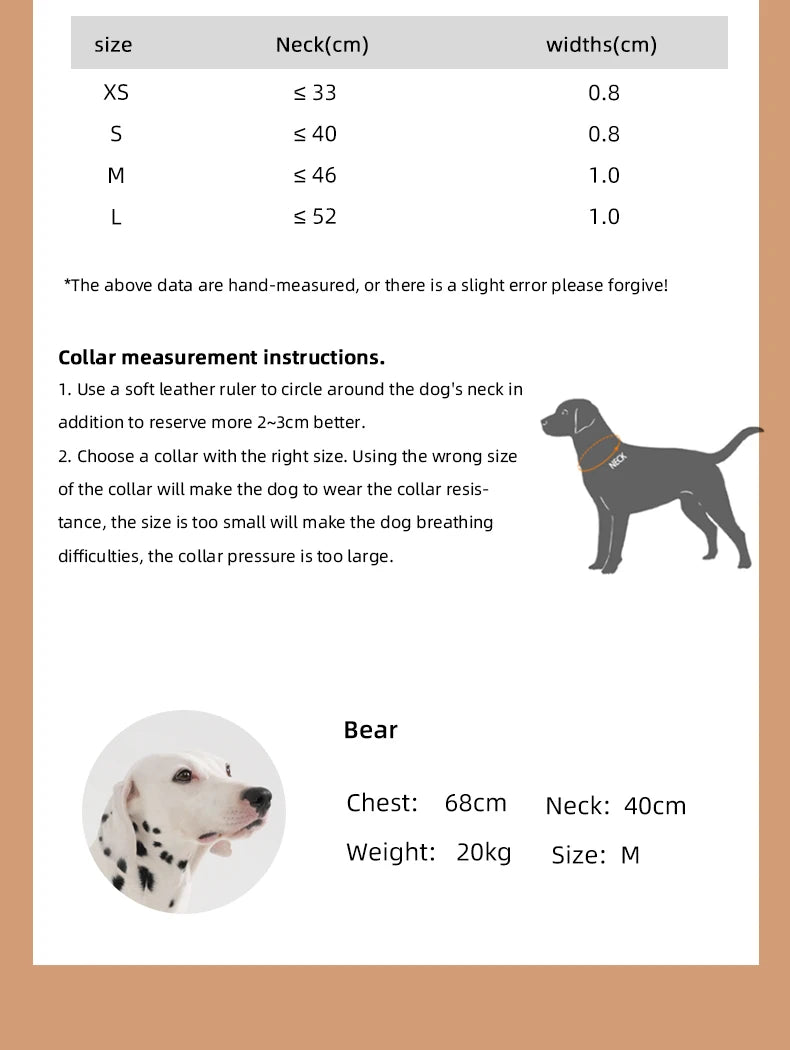 Collar Dog Simple Trendy Style - PeticaDeals