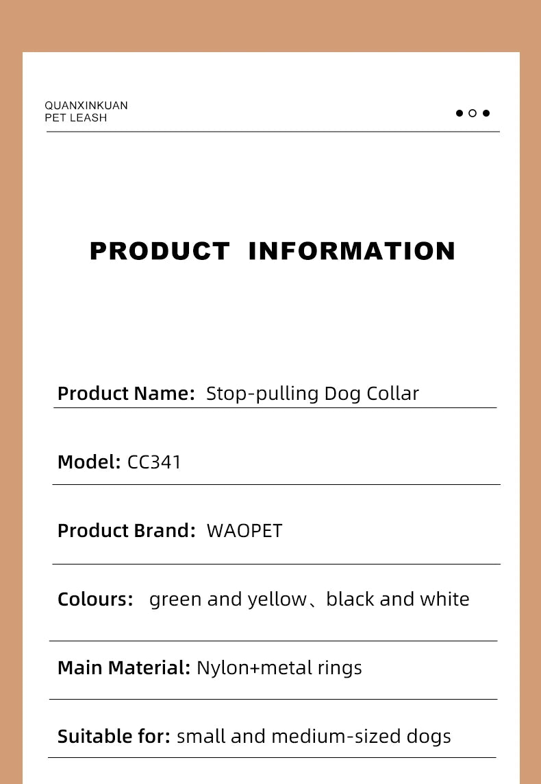 Collar Dog Simple Trendy Style - PeticaDeals