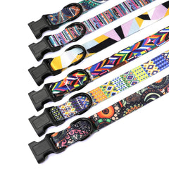 Collars Adjustable Print Dog & Cats Collar Floral Printed - PeticaDeals