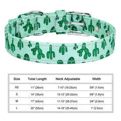 Collars Adjustable Print Dog & Cats Collar Floral Printed - PeticaDeals