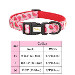 Collars Adjustable Print Dog & Cats Collar Floral Printed - PeticaDeals