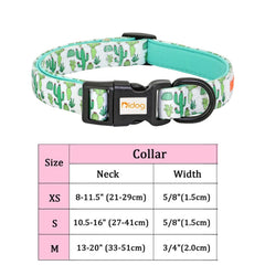 Collars Adjustable Print Dog & Cats Collar Floral Printed - PeticaDeals