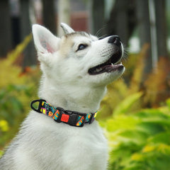 Collars Adjustable Print Dog & Cats Collar Floral Printed - PeticaDeals