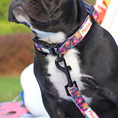 Collars Adjustable Print Dog & Cats Collar Floral Printed - PeticaDeals