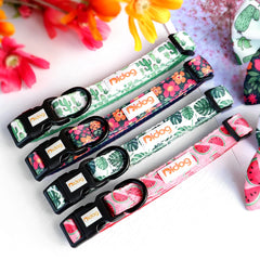 Collars Adjustable Print Dog & Cats Collar Floral Printed - PeticaDeals
