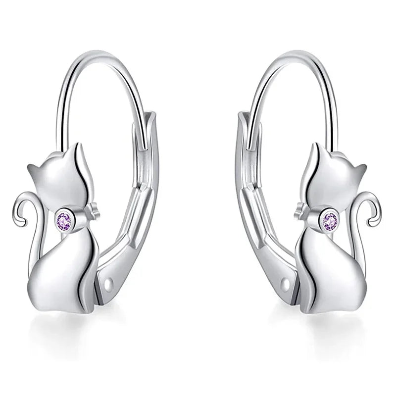 Colorful Zircon Wedding Earrings For Women - PeticaDeals