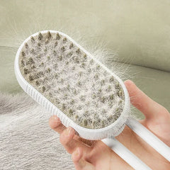 Comb Steamy Floating Hair Removal Cleaning Steam Brush Styling for Dogs and Cats - PeticaDeals