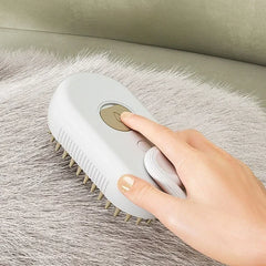 Comb Steamy Floating Hair Removal Cleaning Steam Brush Styling for Dogs and Cats - PeticaDeals