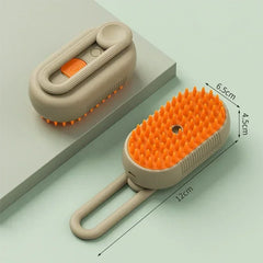 Comb Steamy Floating Hair Removal Cleaning Steam Brush Styling for Dogs and Cats - PeticaDeals