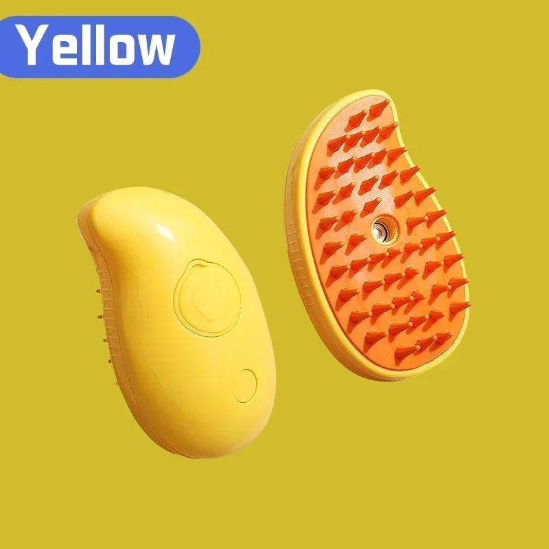 Comb Steamy Floating Hair Removal Cleaning Steam Brush Styling for Dogs and Cats - PeticaDeals