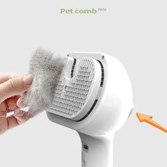 Comb Steamy Floating Hair Removal Cleaning Steam Brush Styling for Dogs and Cats - PeticaDeals