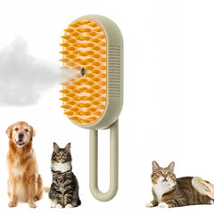 Comb Steamy Floating Hair Removal Cleaning Steam Brush Styling for Dogs and Cats - PeticaDeals