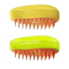 Comb Steamy Floating Hair Removal Cleaning Steam Brush Styling for Dogs and Cats - PeticaDeals