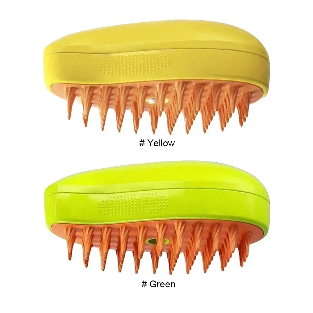 Comb Steamy Floating Hair Removal Cleaning Steam Brush Styling for Dogs and Cats - PeticaDeals