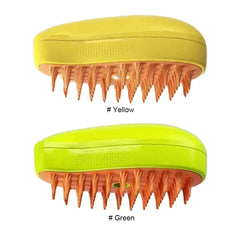 Comb Steamy Floating Hair Removal Cleaning Steam Brush Styling for Dogs and Cats - PeticaDeals