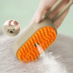 Comb Steamy Floating Hair Removal Cleaning Steam Brush Styling for Dogs and Cats - PeticaDeals