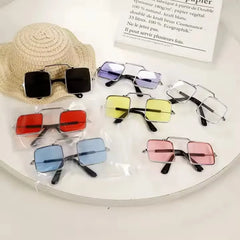 Cool Square Lens Pet Glasses Color Lens - PeticaDeals
