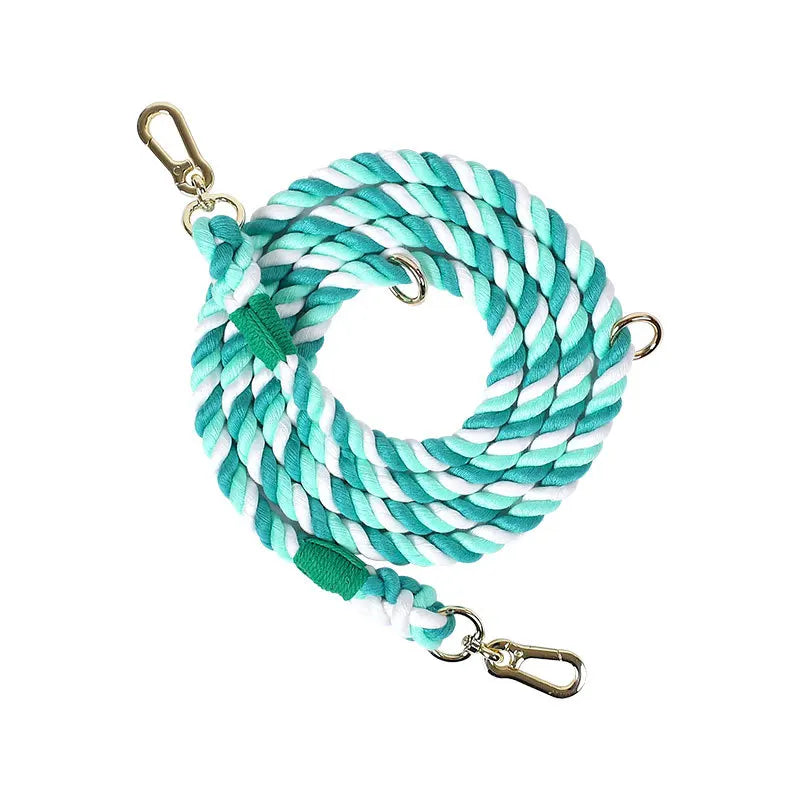 Cotton Pet Leash with Metal Buckle For Dog Walking & Training - PeticaDeals