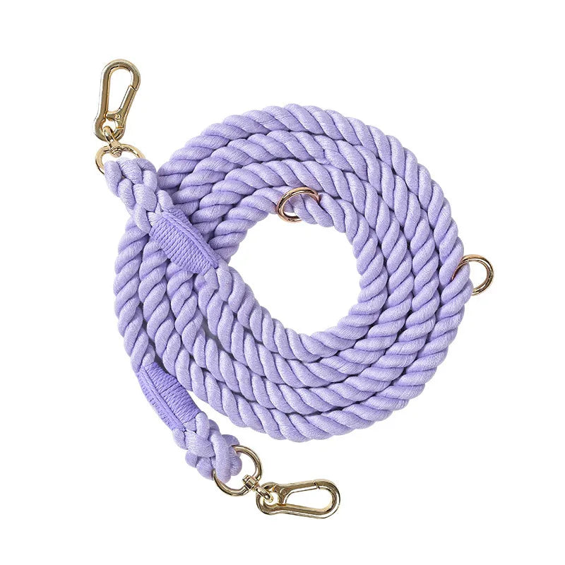Cotton Pet Leash with Metal Buckle For Dog Walking & Training - PeticaDeals