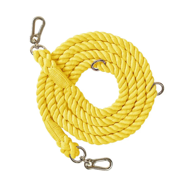 Cotton Pet Leash with Metal Buckle For Dog Walking & Training - PeticaDeals