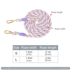 Cotton Pet Leash with Metal Buckle For Dog Walking & Training - PeticaDeals
