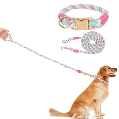 Cotton Pet Leash with Metal Buckle For Dog Walking & Training - PeticaDeals