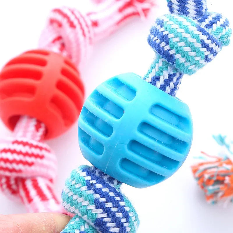 Cotton Rope Double Knot Ball - PeticaDeals